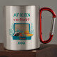 Auf reisen verliebt - Karabinerbecher
