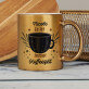 Es ist immer kaffeezeit - Goldbecher
