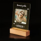 Immer positiv - Druck auf Acrylglas mit LED Beleuchtung
