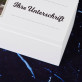 Foto und Unterschrift - Alkoholbox