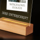 Foto unterschrift hochzeit - Druck auf Acrylglas mit LED Beleuchtung