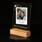 Foto unterschrift hochzeit - Druck auf Acrylglas mit LED Beleuchtung