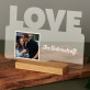 foto Unterschrift - Aufdruck auf Acrylglas LOVE