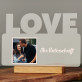 foto Unterschrift - Aufdruck auf Acrylglas LOVE