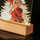 Foto Weihnachtsbaum - Druck auf Acrylglas mit LED Beleuchtung