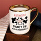 Damit du nichts muuuhsst - Ein Becher mit Goldrand