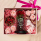 Geschenkset für Oma mit Ewiger Rose, Schokolade und Badesalz