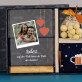 Geschenkset für Freund mit Druck auf Acrylglas und Haselnüssen in weißer Schokolade