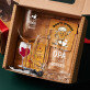 Geschenkset für Großeltern mit Weinglas und Bierkrug