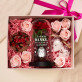 Geschenkset Für die Freundin 2 mit Ewiger Rose, Schokolade und Badesalz