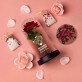 Geschenkset Für die Freundin zum Valentinstag mit Ewiger Rose, Schokolade und Badesalz