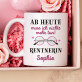 Tasse und Rosen Spa Set Für eine Rentnerin