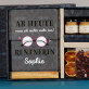 Geschenkset für Rentnerin mit Druck auf Acrylglas und Tee