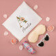 Geschenkset für die Frau mit Satinbademantel und Brille