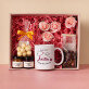 Set mit Tasse, Tee und Süßigkeiten Für die Ärztin