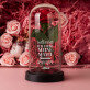Geschenkset für Mama zum Muttertag 2 mit Ewiger Rose, Schokolade und Badesalz