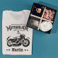 Geschenkset mit T-Shirt für Herren Für den Motorradfahrer