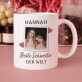 Set mit Tasse, Tee und Süßigkeiten Für die beste Schwester