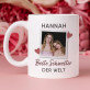 Geschenkset „Für die beste Schwester“ mit Tasse und Satin-Haarband