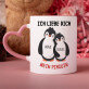 Set mit Tasse, Teddybär und Süßigkeiten Für die Verlobte