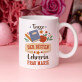 Tasse und Rosen Spa Set für die Lehrerin