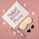 Geschenkset für die Braut 2 mit Satinbademantel und Brille