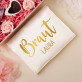 Geschenkset für die Braut mit Satinbademantel und Brille