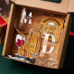 Geschenkset für Eltern 2 mit Weinglas und Bierkrug