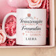Tasse und Rosen-Spa-Set für die Trauzeugin