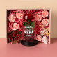 Geschenkset für eine wunderbare Mama mit Ewiger Rose, Schokolade und Badesalz