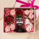 Geschenkset für eine wunderbare Mama mit Ewiger Rose, Schokolade und Badesalz
