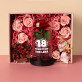 Geschenkset zum 18. Geburtstag mit Ewiger Rose, Schokolade und Badesalz