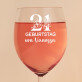 Set mit einem Glas und einer Augenbinde Zum 21. Geburtstag