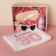 Geschenkset zum 30. Geburtstag mit Satinbademantel und Brille