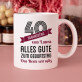 Set mit Tasse, Tee und Süßigkeiten zum 40 Geburtstag