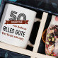 Geschenkset mit Tasse und Tee Zum 50. Geburtstag