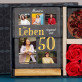 Geschenkset zum 50. Geburtstag mit Druck auf Acrylglas und Schokolade