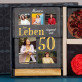 Geschenkset zum 50. Geburtstag mit Druck auf Acrylglas und Schokolade