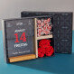 Geschenkset zum Namenstag mit Druck auf Acrylglas und Bonbons