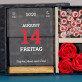 Geschenkset zum Namenstag mit Druck auf Acrylglas und Bonbons
