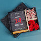 Geschenkset zum Namenstag mit Druck auf Acrylglas und Bonbons