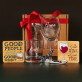 Geschenkset zur Einweihungsparty mit Weinglas und Whiskyglas Geschenkset zur Einweihungsparty mit Weinglas und Whiskyglas