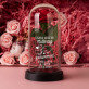 Geschenkset zum ersten Muttertag mit Ewiger Rose, Schokolade und Badesalz