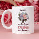 Geschenkset danke and die beste Trauzeugin mit einer Tasse und einem Satin-Stirnband