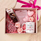Tasse und Rosen-Spa-Set eine Danksagung für eine Trauzeugin