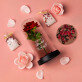 Geschenkset zum Dank mit Ewiger Rose, Schokolade und Badesalz