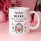 Tasse und Rosen-Spa-Set Zum Jahrestag