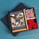 Geschenkset zum Jahrestag mit Druck auf Acrylglas und Bonbons
