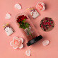 Geschenkset Zur Hochzeit mit Ewiger Rose, Schokolade und Badesalz