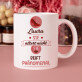 Set mit Tasse, Tee und Süßigkeiten zum Geburtstag
